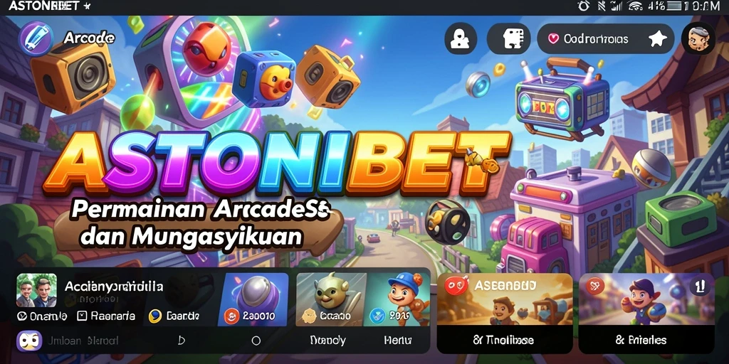 Screenshot antarmuka <strong>ASTONBET</strong> menampilkan grafis menawan dan fitur permainan yang menarik.
