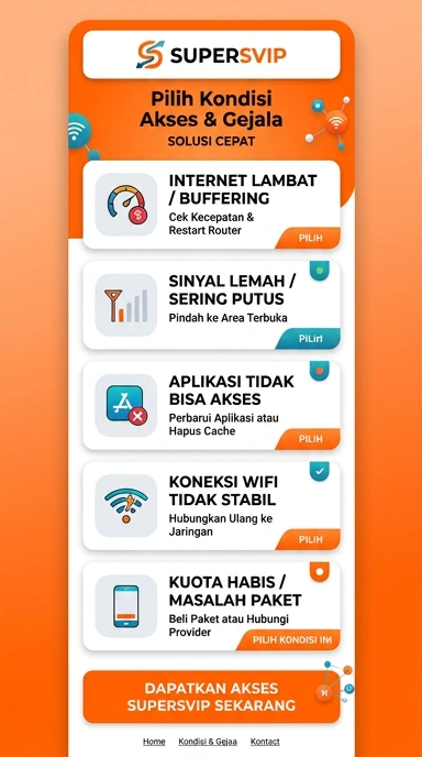 Tampilan link alternatif supersvip